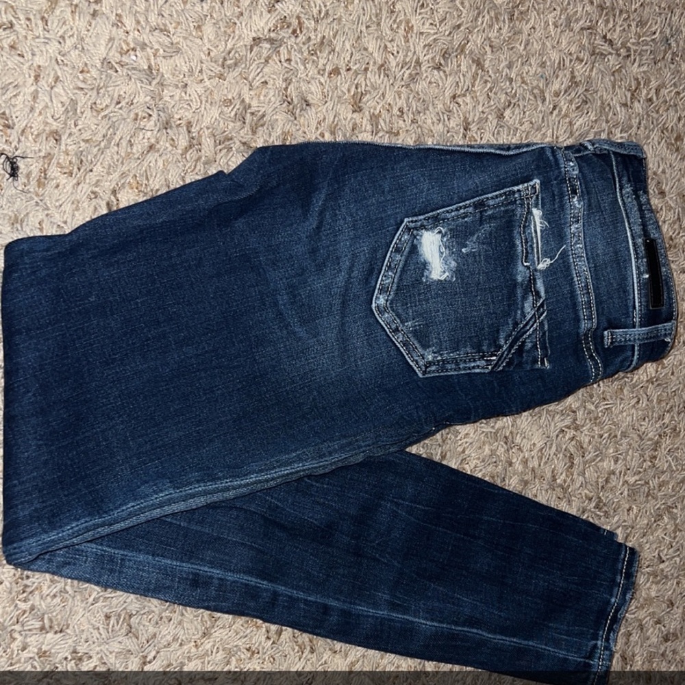 Buckle Black skinny jeans